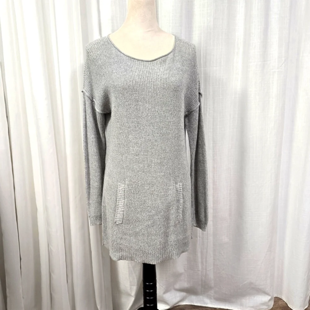 grey daisy dress NWT Women's Life Is Good Heather Gray Daisy Trapeze Pocket Tank Dress